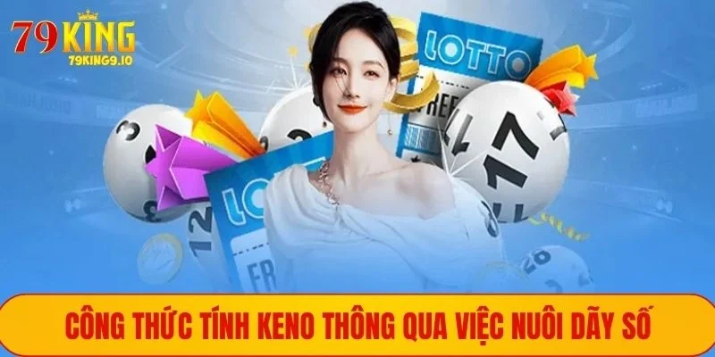 Công thức tính Keno thông qua việc nuôi dãy số